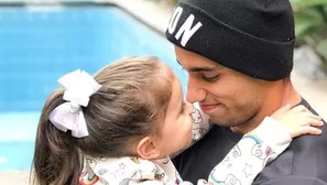 Said Palao y su hija Caetana. Foto: Instagram