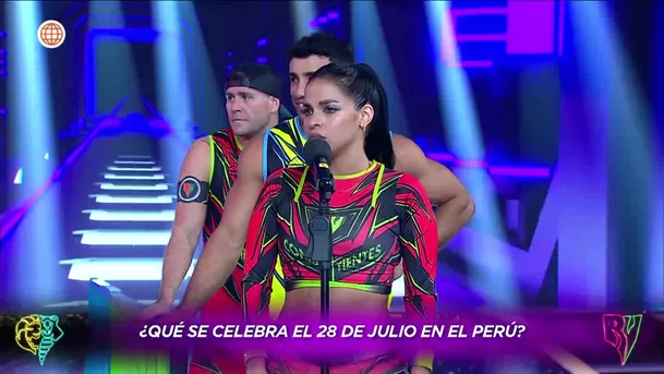 Respuesta de Raysa Ortiz provocó polémica durante competencia / AméricaTV Respuesta de Raysa Ortiz provocó polémica durante competencia / AméricaTV