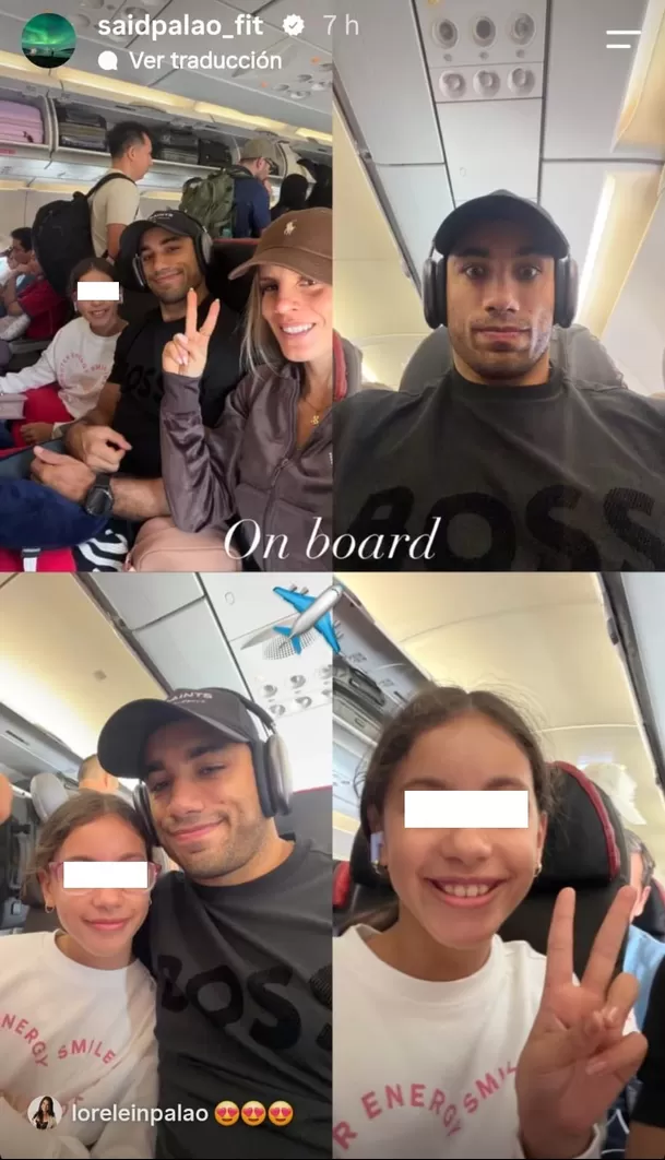Said Palao se fue de viaje junto a Alejandra Baigorria y su hija Caetana / IG: saidpalao_fit