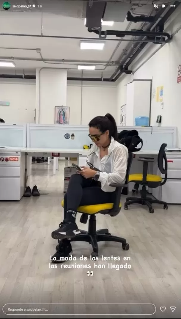 Said Palao echa al descubierto a Rosángela Espinoza en plena reunión de EEG / IG: saidpalao_fit