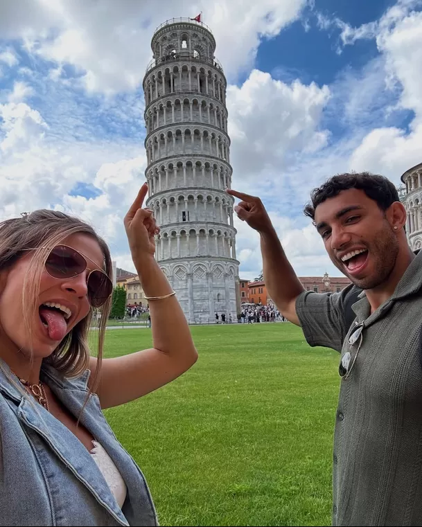 Alejandra Baigorria y Said Palao disfrutan luna de miel. Fuente: Instagram