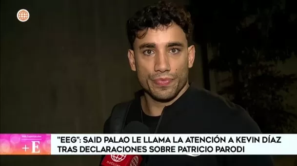 Said Palao se refirió al comportamiento de Kevin Díaz. Foto: América TV Said Palao se refirió al comportamiento de Kevin Díaz. Foto: América TV