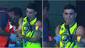 Said Palao grita al borde del llanto y se queda sin aire tras sufrir una terrible lesión en vivo / AméricaTV