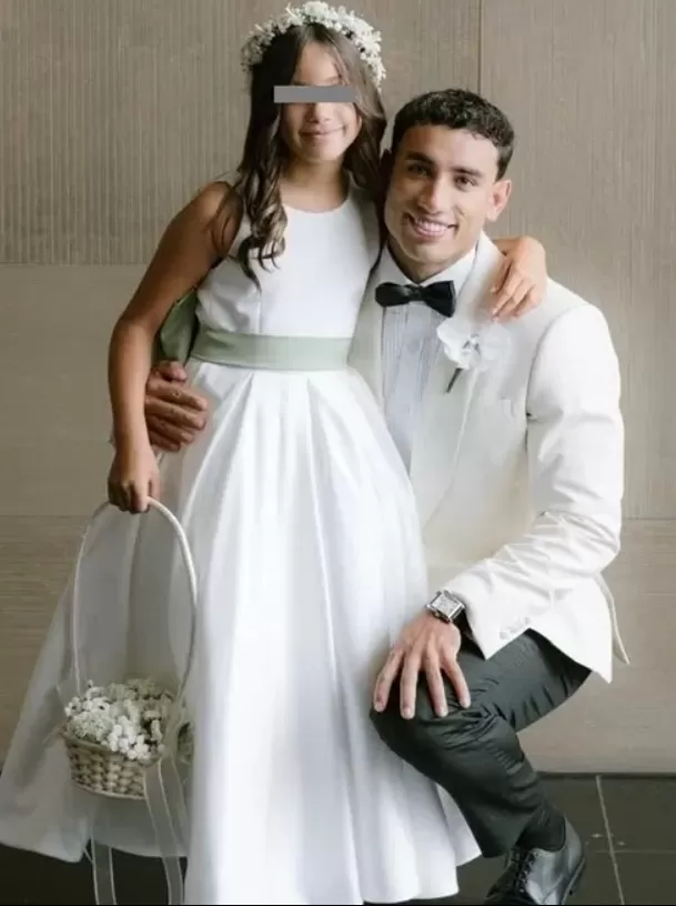 Said Palao propuso dinámica a Caetana y demostró que es todo un papá celoso. Foto: Instagram