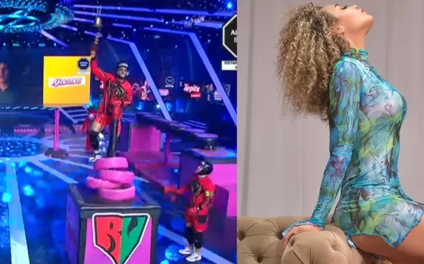 Leandro Cabello se robó el show al correr hacia Cielo Rodríguez Herencia. Foto: América TV / Instagram