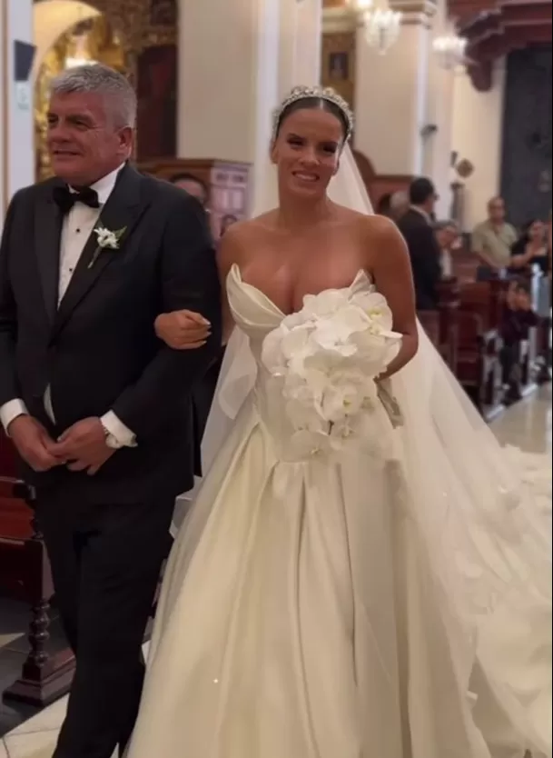 Alejandra Baigorria y Said Palao se casaron el pasado sábado 26 de abril. Foto: Instagram