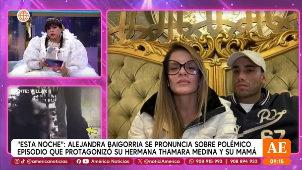 Said Palao aclaró que su papá no golpeó a nadie durante su boda / América Televisión