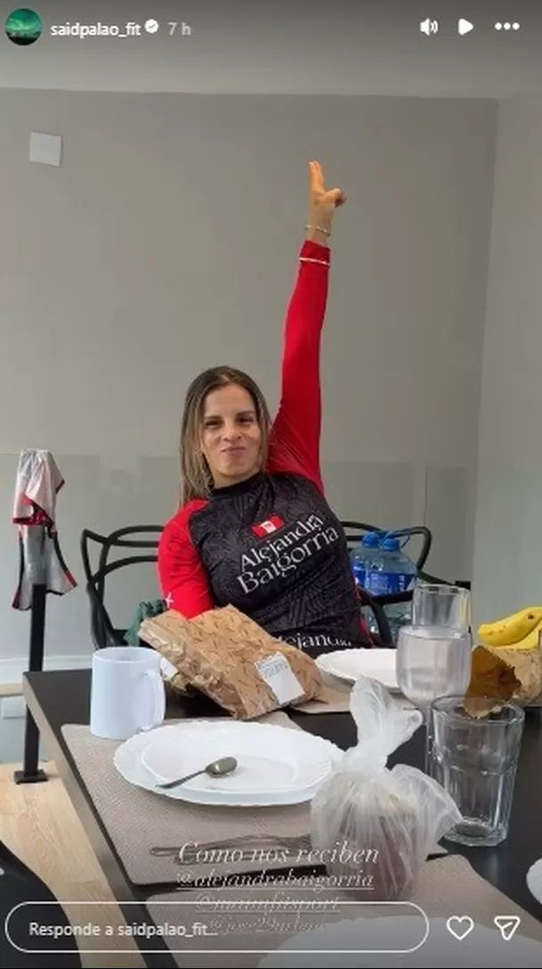 Reacción de Said Palao a susto de Alejandra Baigorria / AméricaTV