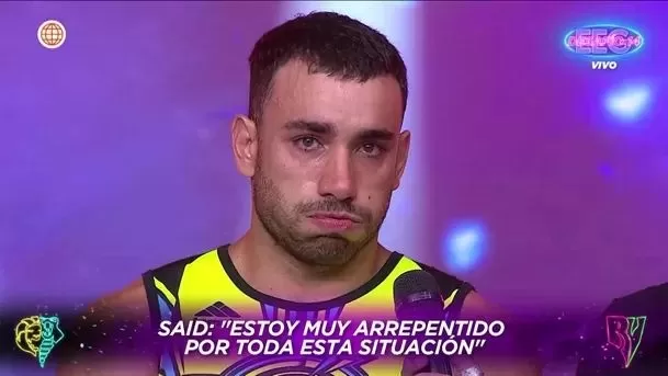 Said Palao se mostró arrepentido por ampay en Argentina. Foto: América TV