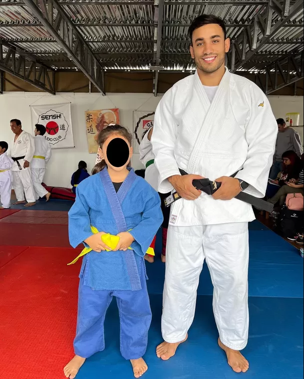 Said Palao sorprendió al contar que su hija Caetana es cinturón amarillo en judo/Foto: Instagram