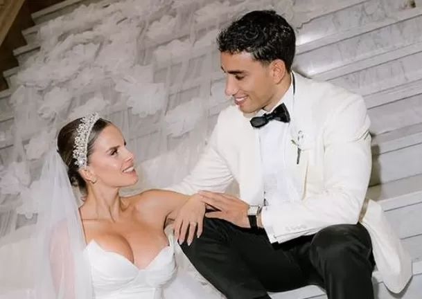 Said Palao y Alejandra Baigorria están por cumplir su primer año de casados. Foto: Instagram