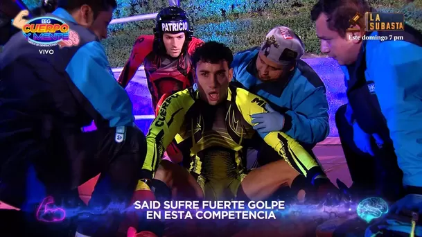 Said Palao rompió en llanto tras sufrir terrible lesión en el rostro. Fuente: AméricaTV