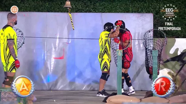 Said Palao peleó con Leandro y se ‘jalaron de los cabellos’ tras victoria del histórico. Fuente: AméricaTV