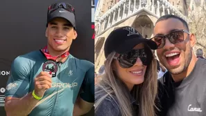 Tras vivir un desafiante momento en triatlón, Said Palao recordó a su esposa y mandó mensaje. Video: Instagram
