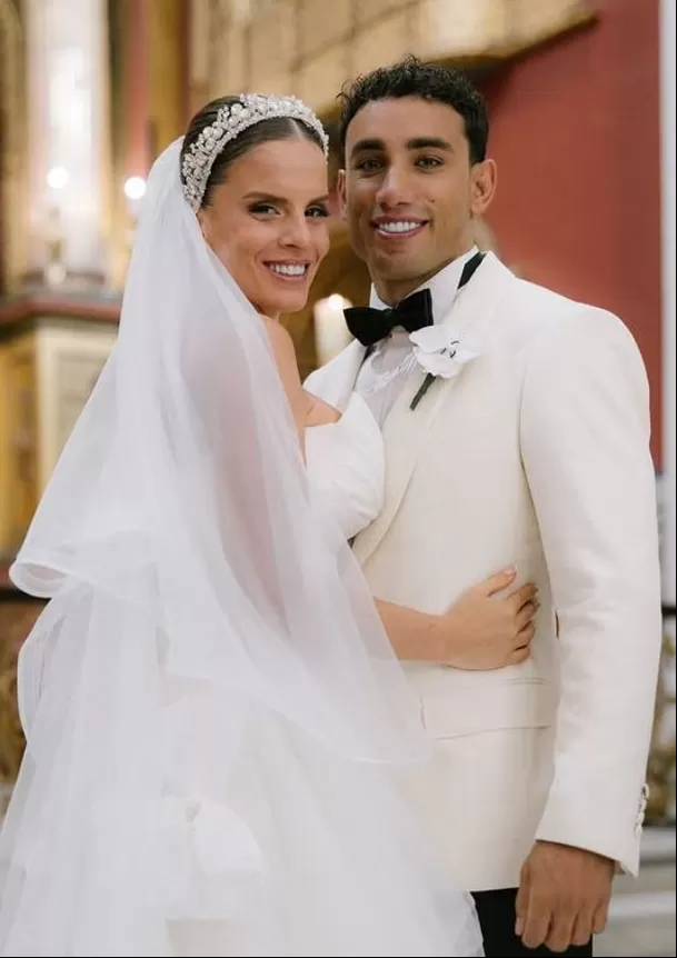 Alejandra Baigorria y Said Palao cumplieron un año de casados. El aniversario coincidió con la fecha del Ironman 70.3. Foto: Instagram