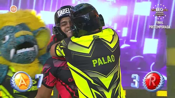 Said sorprendió a Leandro con efusivo abrazo tras vencerlo en ronda individual. Fuente: AméricaTV