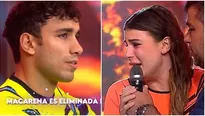 Macarena Vélez fue eliminada de EEG. Fuente: AméricaTV