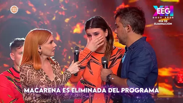 Macarena Vélez fue eliminada de Esto es Guerra. Fuente: AméricaTV