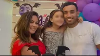 Said Palao y Aleska Zambrano celebraron así cumpleaños de su hija 