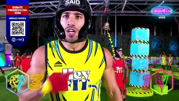 Said Palao sorprendió con 'grito de guerra' tras vencer a Pancho Rodríguez. Foto: América TV