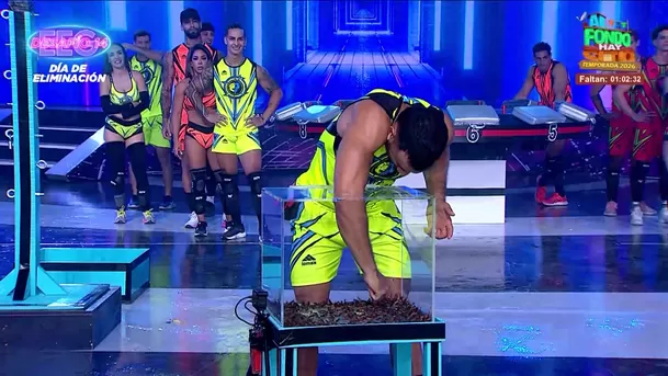 Said Palao saltó de terror en reto con miles de cucarachas / AméricaTV