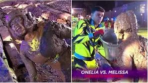 Said Palao sorprende al ayudar a Onelia Molina al verla atrapada bajo el lodo / AméricaTV