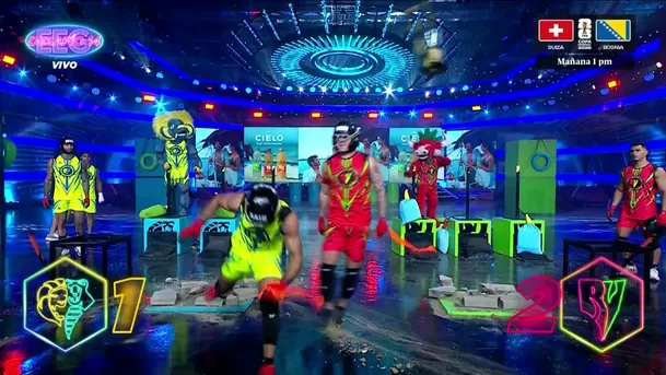 Said Palao casi sufre bochornosa caída al querer vencer a Pancho Rodríguez / AméricaTV Said Palao casi sufre bochornosa caída al querer vencer a Pancho Rodríguez / AméricaTV