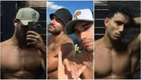 Said y Austin Palao enloquecieron a sus fanáticas con sensuales imágenes en el gimnasio. Fuente: Instagram