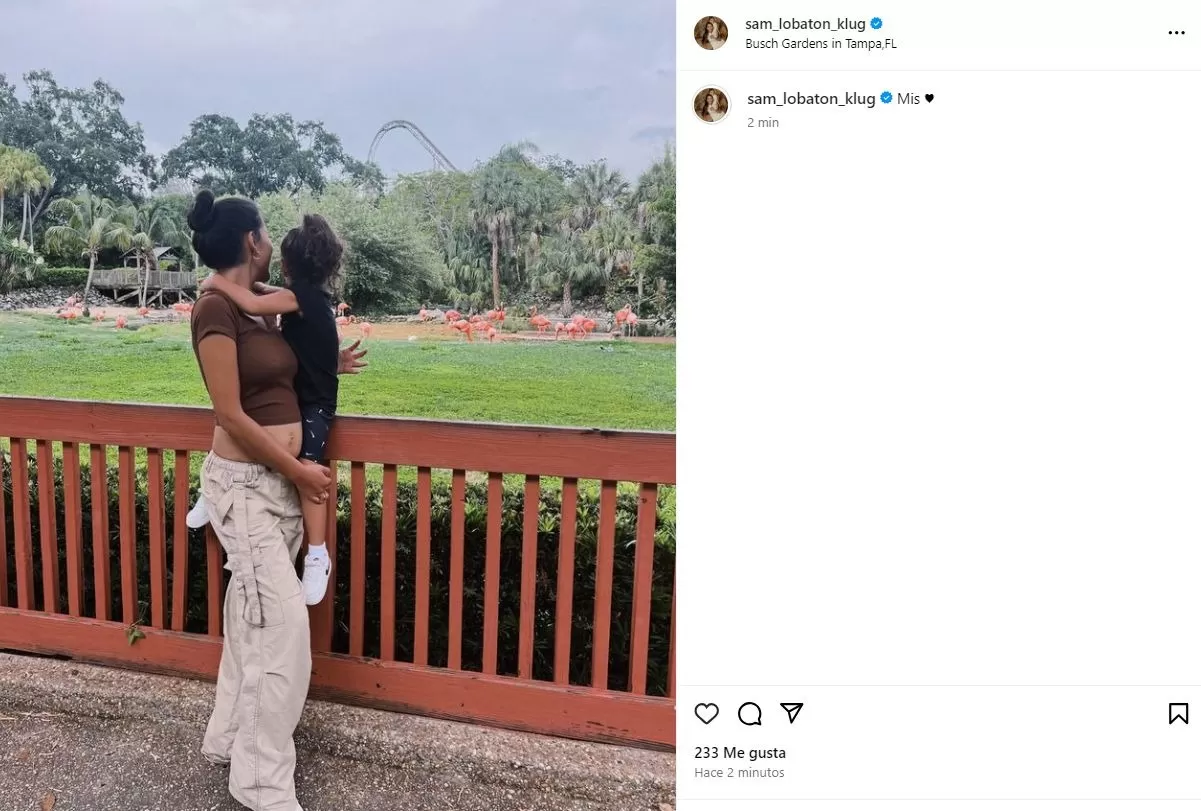 Samahara Lobatón lució así su pancita de embarazo en Estados Unidos / Instagram