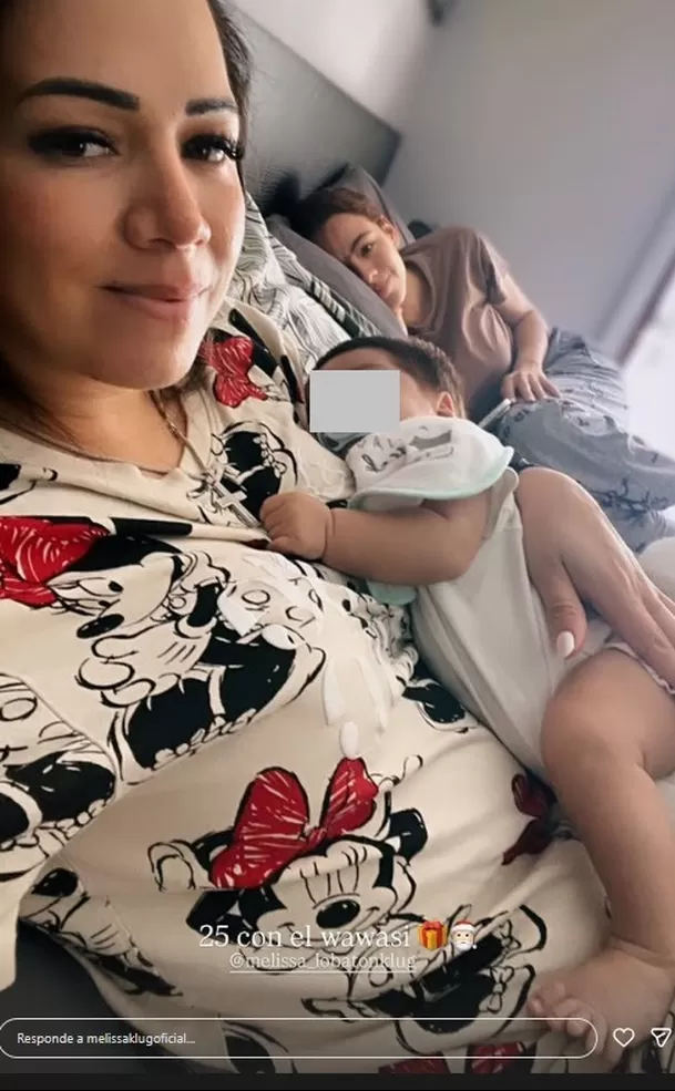 Un día después, Melissa y Samahara se reencontraron y pasaron tiempo juntas con el bebé, según mostraron en redes. Foto: Instagram