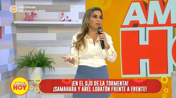 Ethel Pozo calificó de "nefastos" los comentarios que hizo Samahara Lobatón en contra de Youna y de su familia / América Hoy