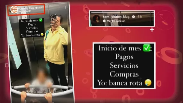 Samahara Lobatón hizo esta polémica publicación en redes sociales y generó preocupación entre los usuarios/Foto: Instagram