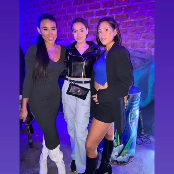 Samahara Lobatón se fue de fiesta con sus hermanas Gianella y Melissa