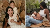 Samahara Lobatón en adorables imágenes junto a su hija Xianna. Fuente: Instagram/Tiktok