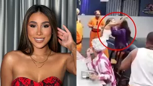 Samahara Lobatón sufre agresión durante reality en Miami/ Video: América TV. Foto:IG:@samaharalobatonklug