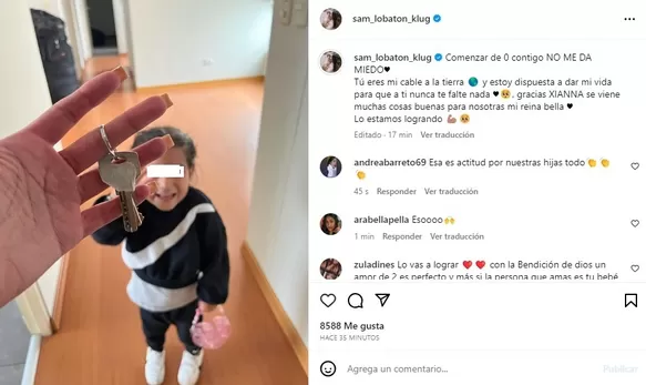 ¡Una nueva vida! Samahara Lobatón y su hija Xianna se mudaron a nuevo departamento 