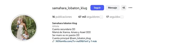 Samahara pone en venta su cuenta de Instagram/ Captura Samahara pone en venta su cuenta de Instagram/ Captura