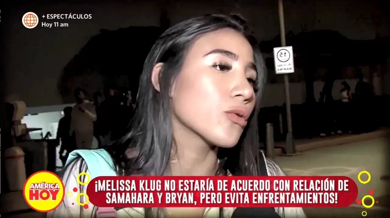 Samahara Lobatón le responde a Melissa Klug por Bryan Torres / América Hoy