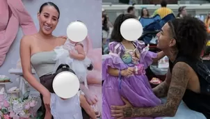 Samahara Lobatón y Youna agasajaron a Xianna, la hija que tienen en común. Foto y video: Instagram 