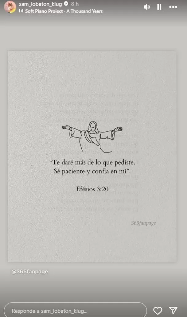 El mensaje de Samahara Lobatón ante nueva acusación de infidelidad contra Bryan Torres / Instagram