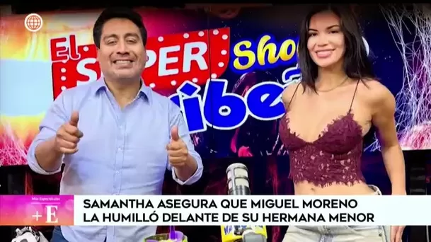 Samantha Batallanos denunció acoso por parte de Miguel Moreno durante entrevista radial / Captura Samantha Batallanos denunció acoso por parte de Miguel Moreno durante entrevista radial / Captura