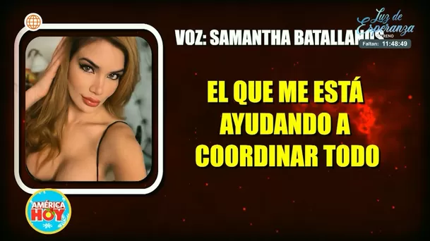 Samantha Batallanos habló tras denuncia contra Maicelo / América Hoy