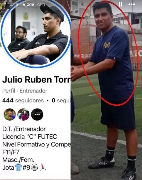 Esta es la imagen del profesor acusado de acosar a la hija de Sandra Mathews y Farid Ode y resonde al nombre de Julio Rubén Torres Silva y tiene 31 años de edad/Foto: Facebook