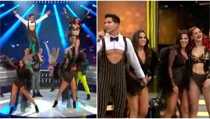 Santiago Suárez sacó puntaje perfecto tras espectacular show junto a Raysa y Sirena Ortiz en El Gran Show