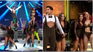 Santiago Suárez sacó puntaje perfecto tras espectacular show junto a Raysa y Sirena Ortiz en El Gran Show