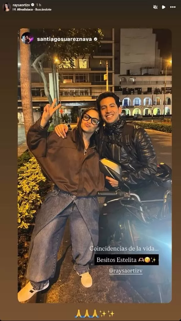 Santiago Suárez protagoniza reencuentro con Raysa Ortiz y le dedica inesperado mensaje / IG: raysaortizv Santiago Suárez protagoniza reencuentro con Raysa Ortiz y le dedica inesperado mensaje / IG: raysaortizv