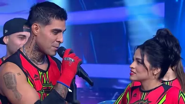 Paul Michael y Raysa Ortiz en Esto es Guerra / AméricaTV Paul Michael y Raysa Ortiz en Esto es Guerra / AméricaTV