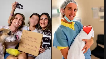 Sasha Kapsunov anunció el nacimiento de Olivia, su segunda hija con Jocelyne Galarreta. Video: @sashakapsunov