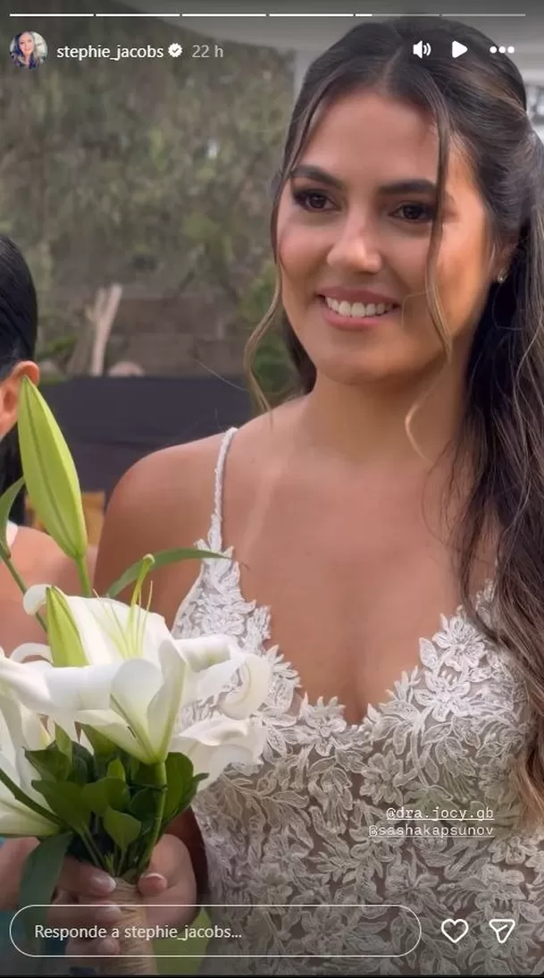 Sasha Kapsunov contrajo matrimonio civil con Jocelyne Galarreta tras 14 años de relación. Foto: Instagram