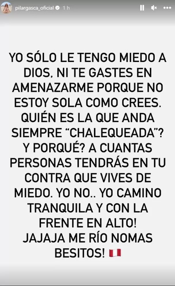 ¿A quién se refiere Pilar Gasca exactamente? / Instagram